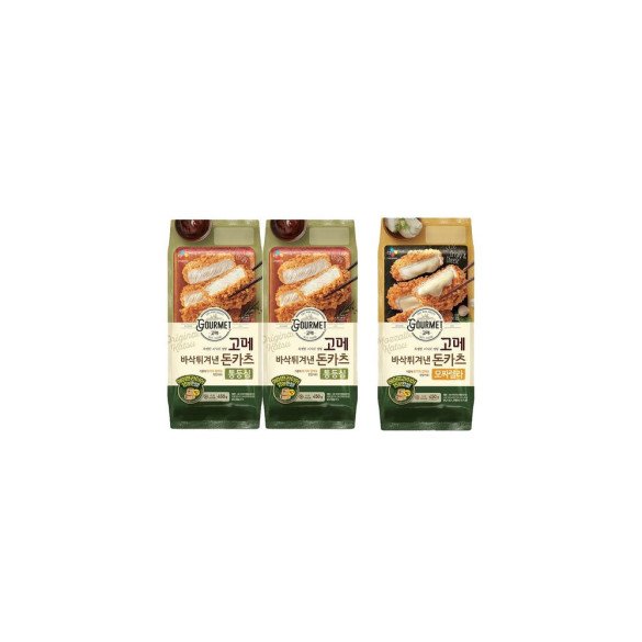 바삭튀겨낸 통등심돈카츠450gx2 + 모짜렐라돈카츠450g 